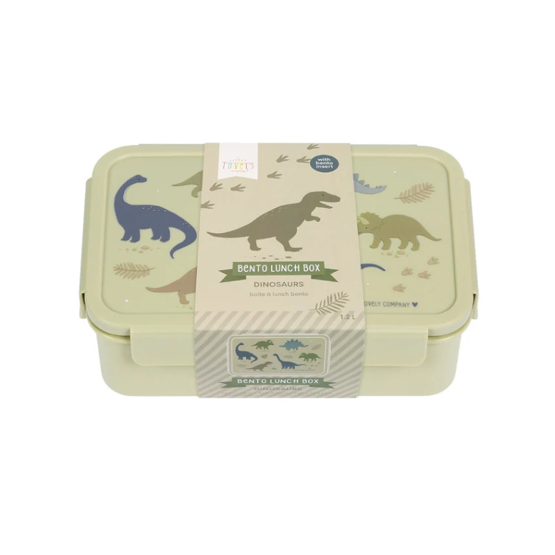 Fiambrera Bento Cierre Hermético Dinosaurios