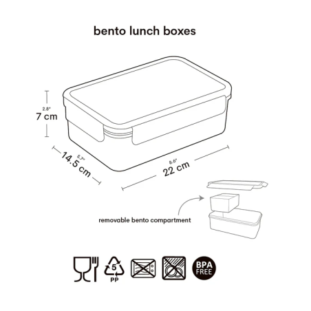 Fiambrera Bento Cierre Hermético Ositos Joy