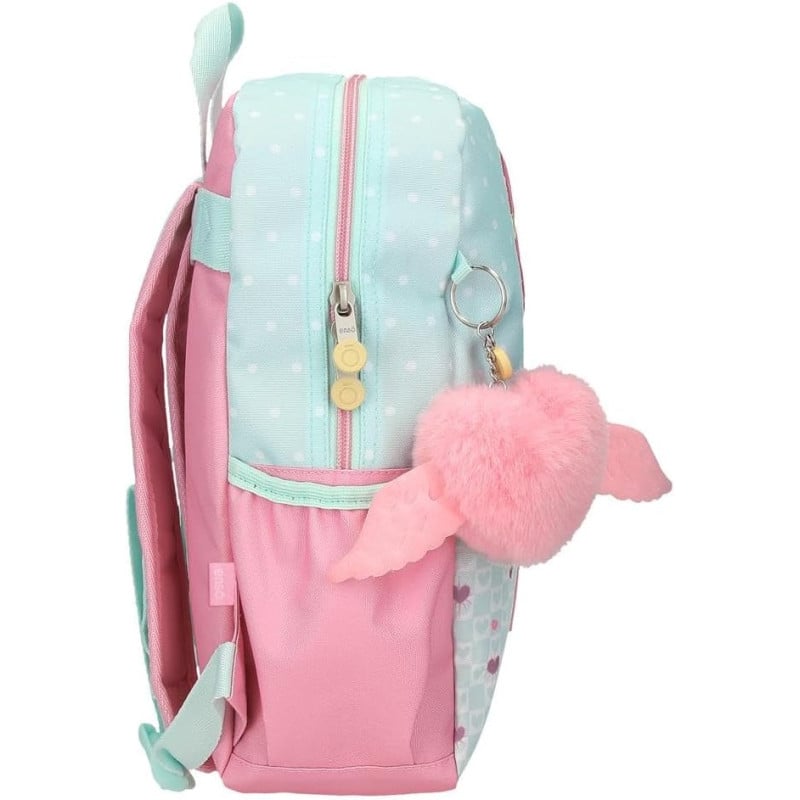 Mochila Escolar Enso Hearts Adaptable A Carro 33 Cm