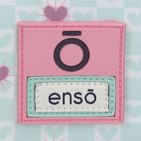 Mochila Escolar Enso Hearts Adaptable A Carro 38 Cm