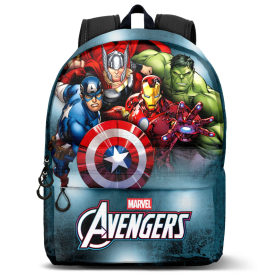 Mochila Escolar Avengers Adaptable A Carro 41cm De K-Ractermania