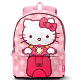 Mochila Escolar Hello Kitty En Moto 41 Cm De K-Ractermania