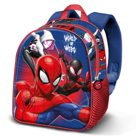 Mochila Infantil 3D Spiderman 25 Cm De K-Ractermania