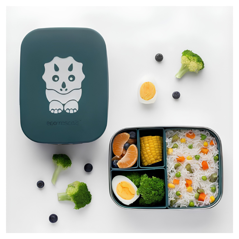 Caja Almuerzo Acero Dinos