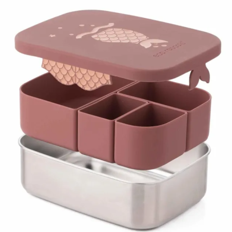 Caja Almuerzo Acero Sirena
