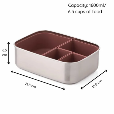 Caja Almuerzo Acero Sirena