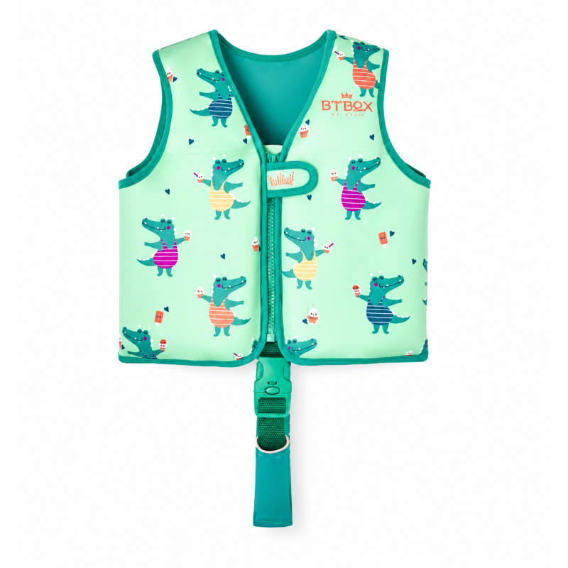 Chaleco De Flotación Infantil Cocodrilos Talla M De Btbox