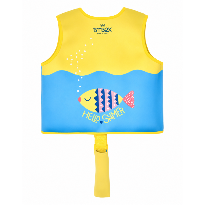 Chaleco De Flotación Infantil Pececitos Talla M
