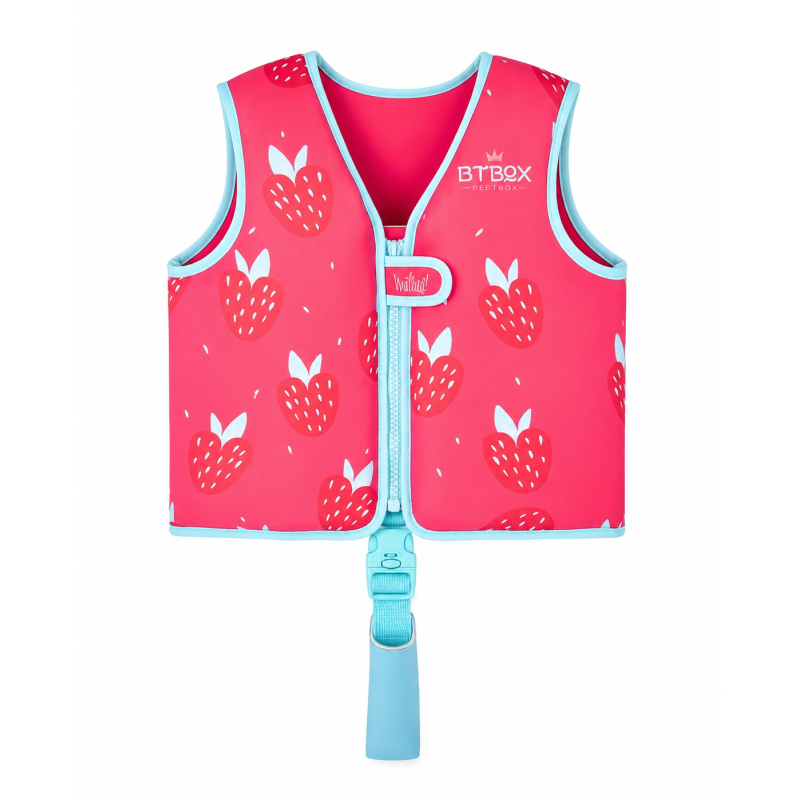 Chaleco De Flotación Infantil Fresas Talla M De Btbox