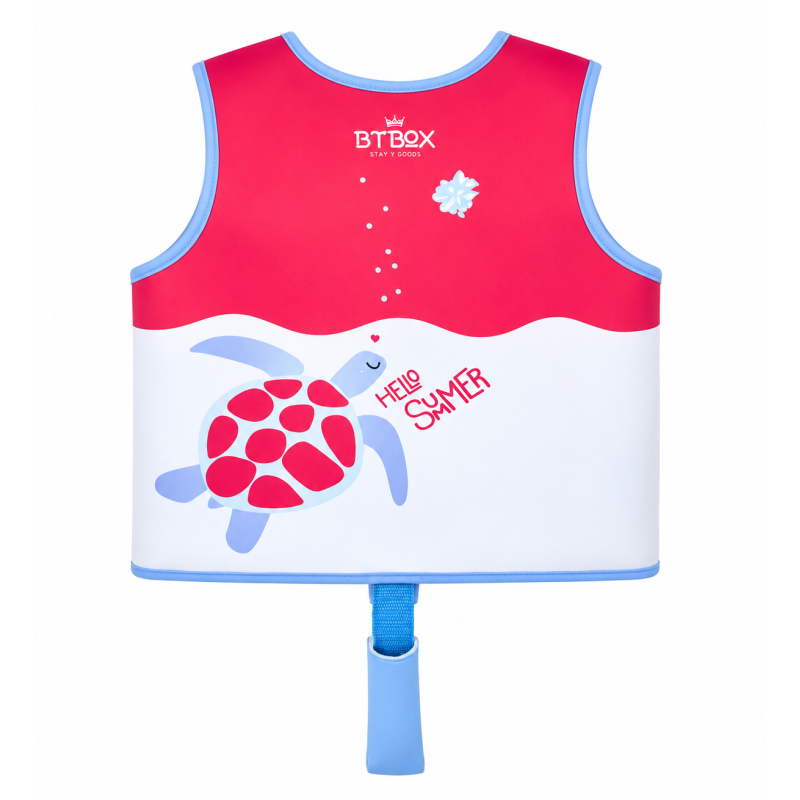 Chaleco De Flotación Infantil Tortugas Talla M
