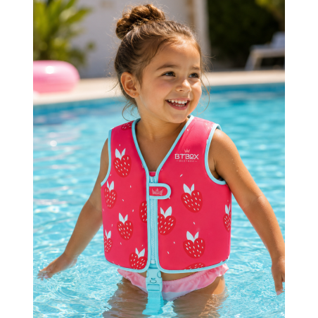 Chaleco De Flotación Infantil Fresas Talla M