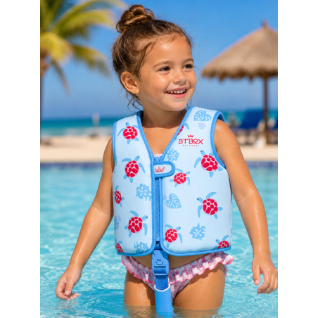 Chaleco De Flotación Infantil Tortugas Talla M