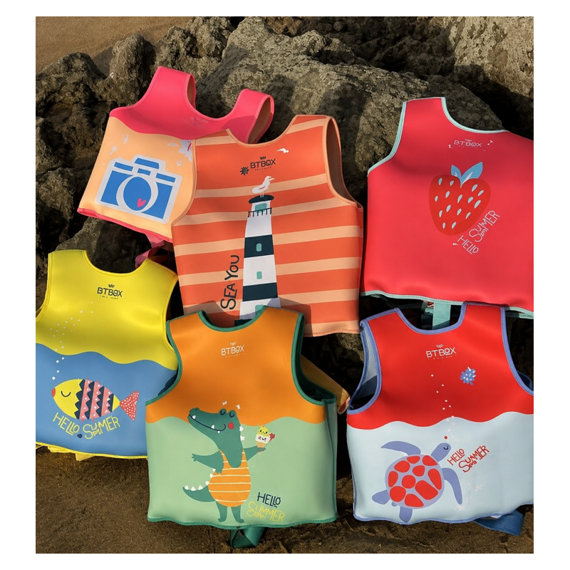 Chaleco De Flotación Infantil Tortugas Talla M