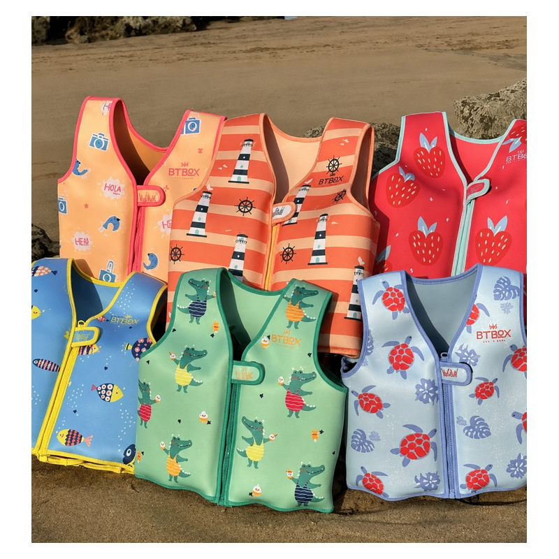Chaleco De Flotación Infantil Tortugas Talla M