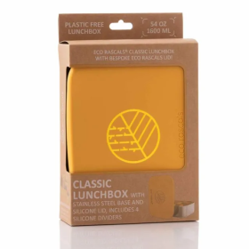 Caja Almuerzo Acero Mostaza 2
