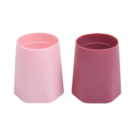 Vasos Silicona Entrenamiento Rosa + Burdeos 2