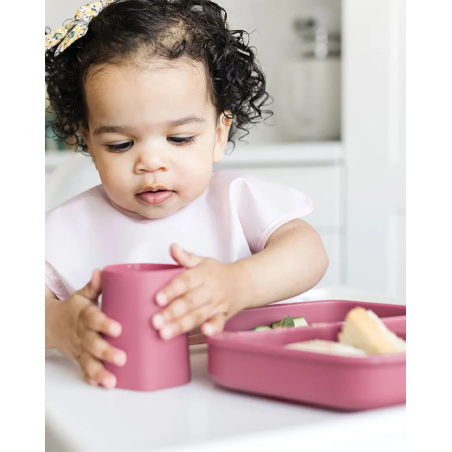 Vasos Silicona Entrenamiento Rosa + Burdeos