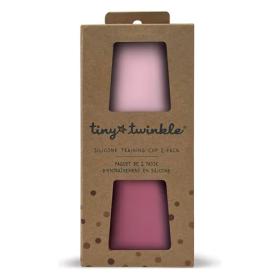 Vasos Silicona Entrenamiento Rosa + Burdeos