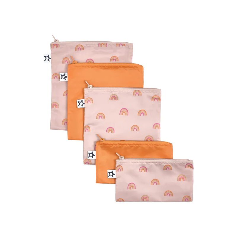 Pack 5 Bolsas Snack Arcoiris