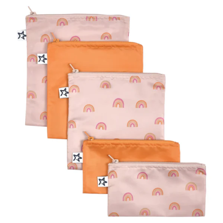 Pack 5 Bolsas Snack Arcoiris