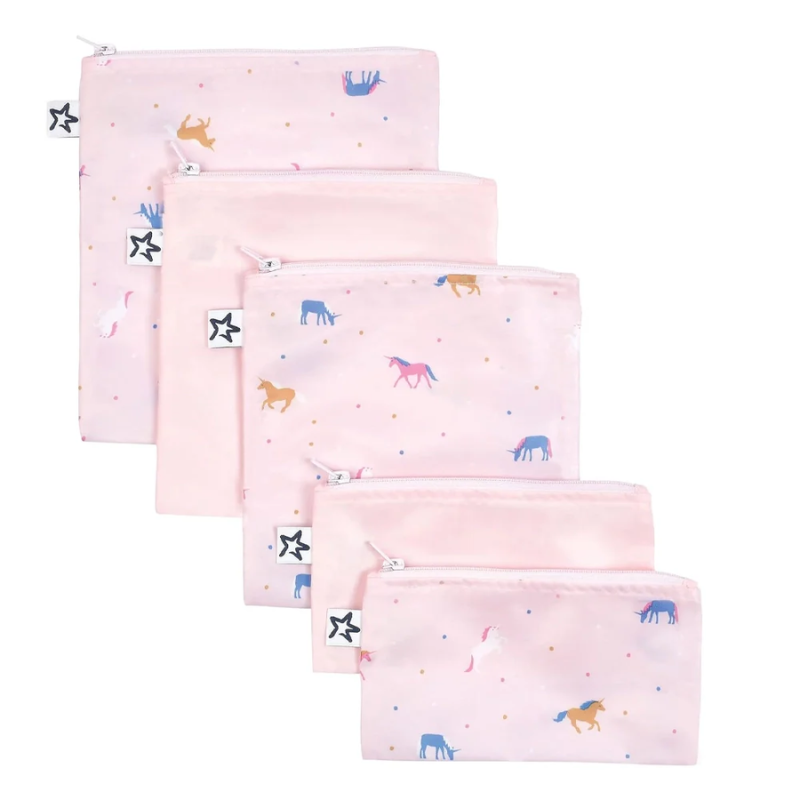 Pack 5 Bolsas Snack Unicornios