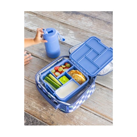 Monti Caja de Almuerzo Azul Splash