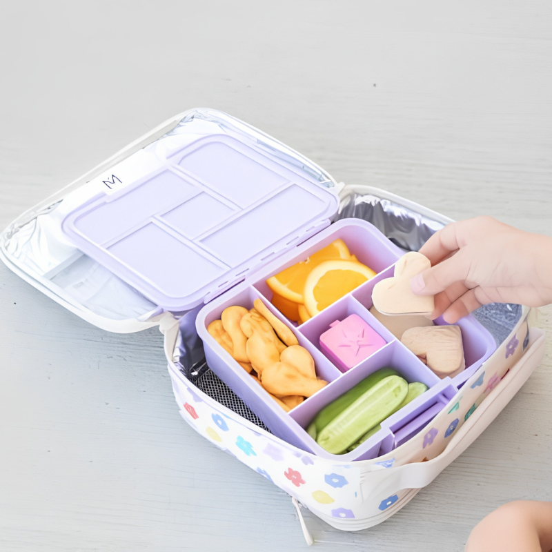 Monti Caja de Almuerzo Lila