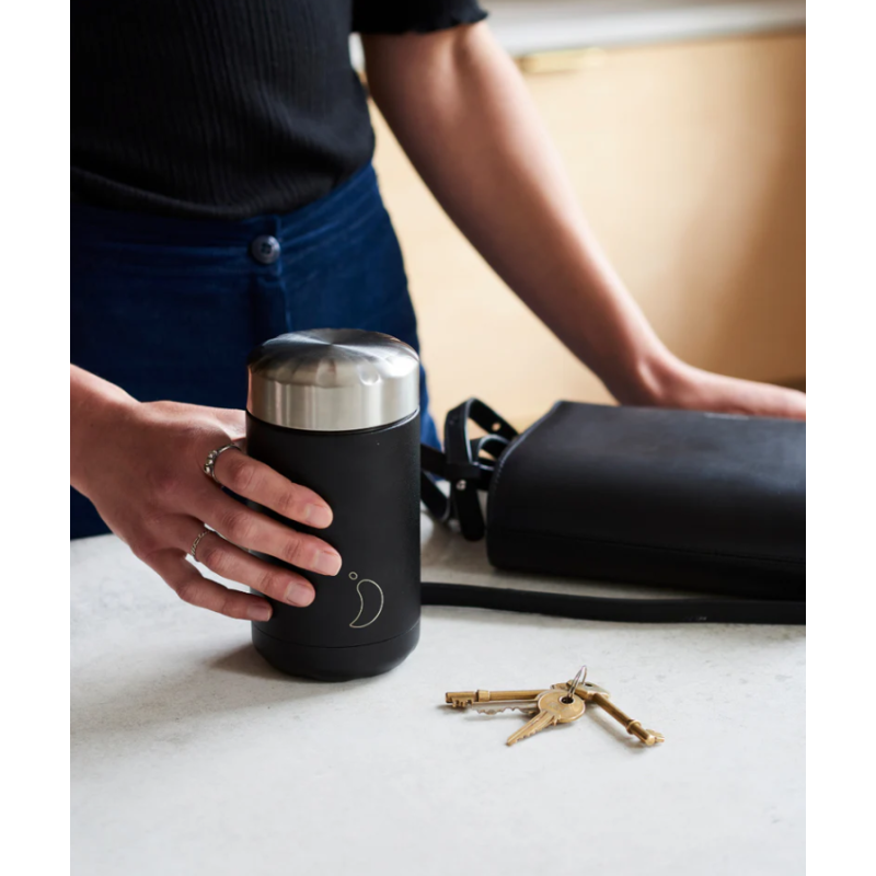 Termo de Sólidos Mate Negro 500ML