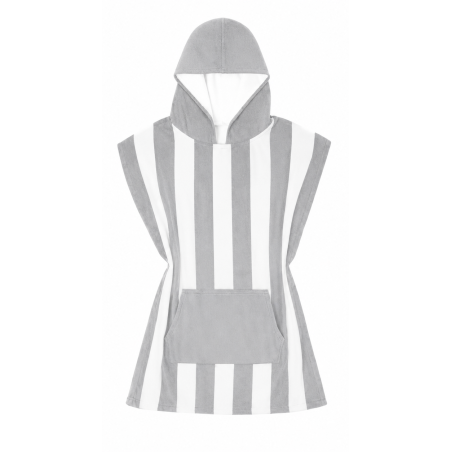 Poncho De Playa Infantil Dock & Bay Gris Talla 2-4 Años