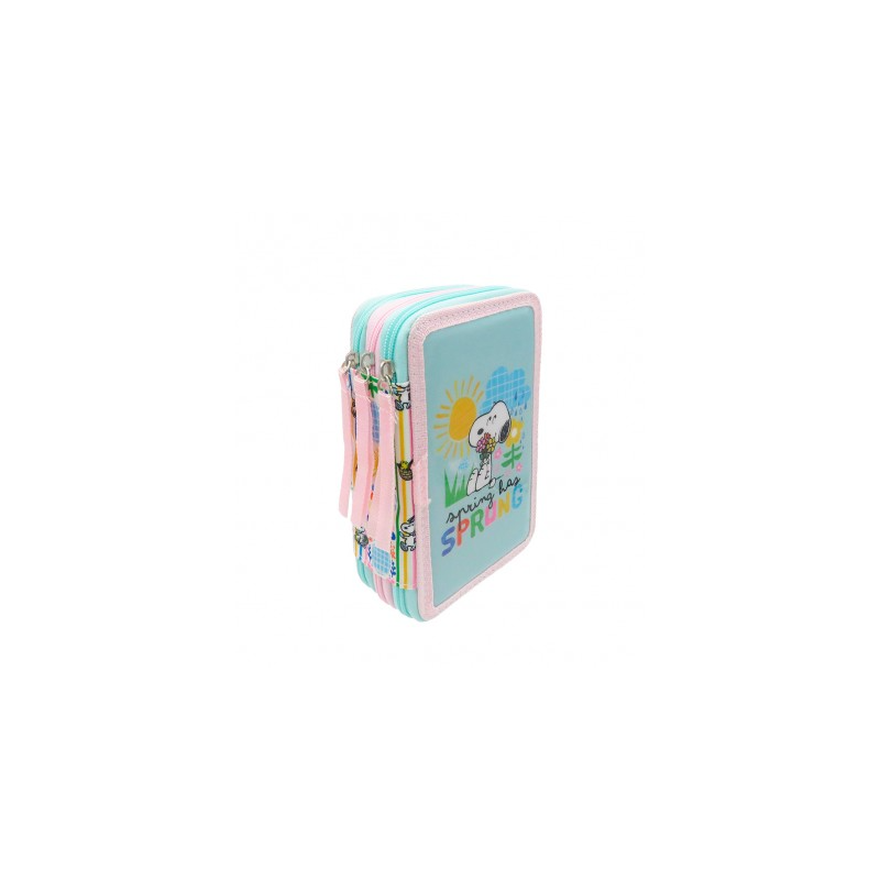 Estuche Triple De Snoopy