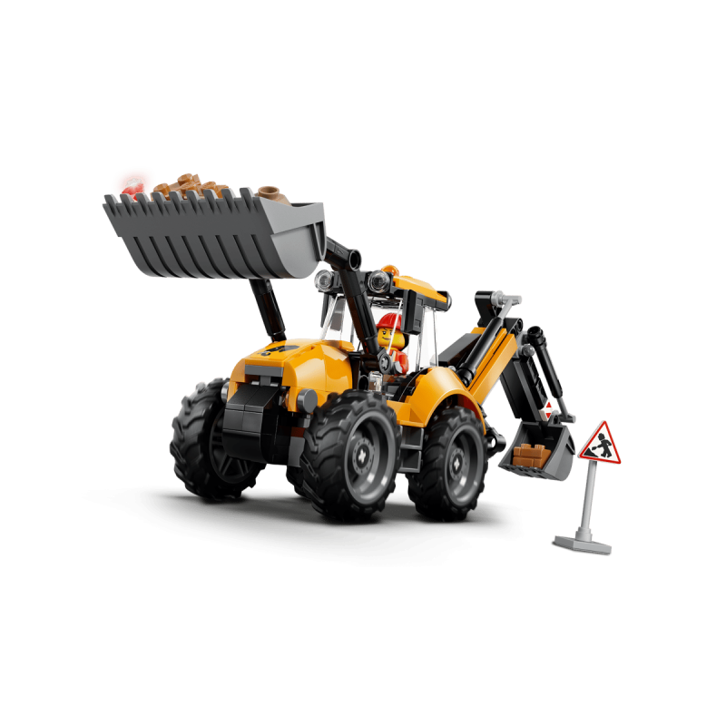 LEGO City Cargadora Retroexcavadora Amarilla 60480