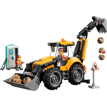 LEGO City Cargadora Retroexcavadora Amarilla 60480