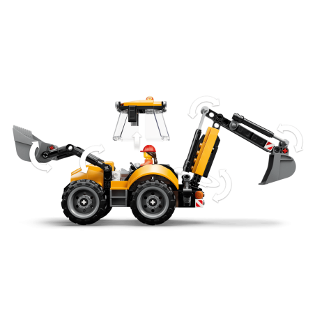 LEGO City Cargadora Retroexcavadora Amarilla 60480