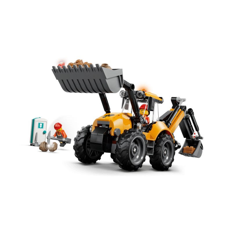 LEGO City Cargadora Retroexcavadora Amarilla 60480
