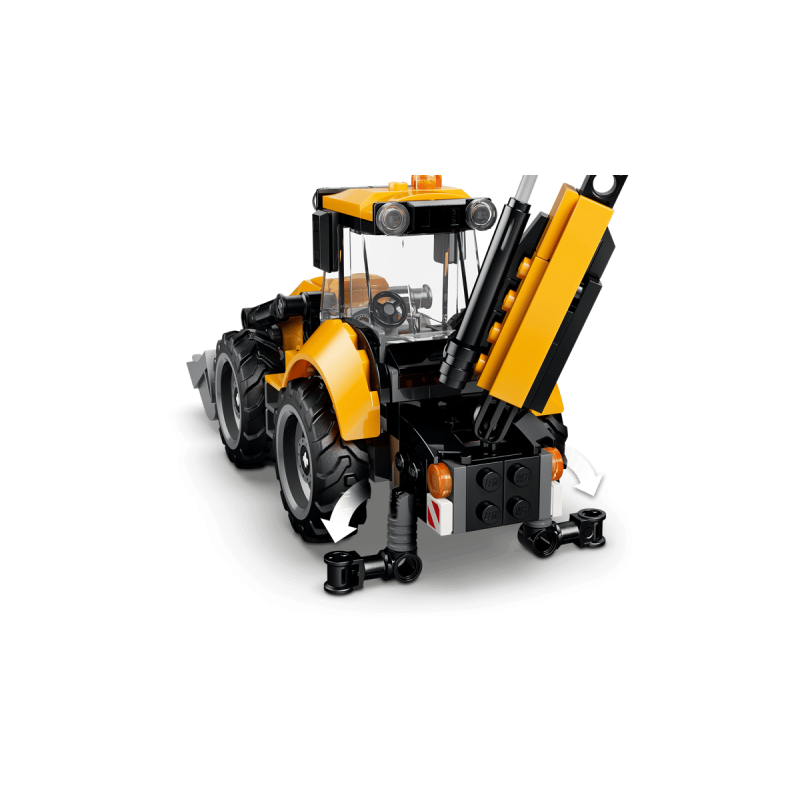 LEGO City Cargadora Retroexcavadora Amarilla 60480
