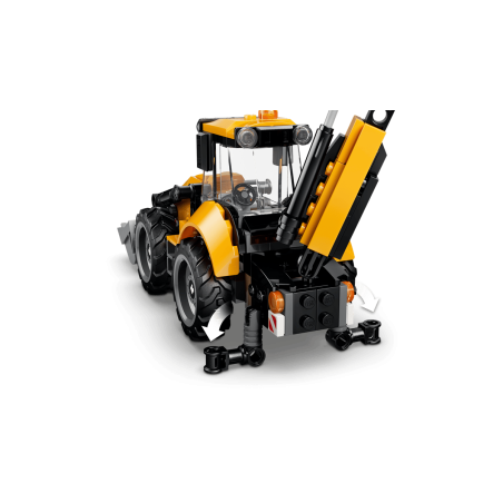 LEGO City Cargadora Retroexcavadora Amarilla 60480