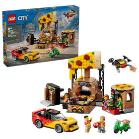 LEGO City Experiencia De Pizza A Domicilio Con Vehículos 60496 De LEGO