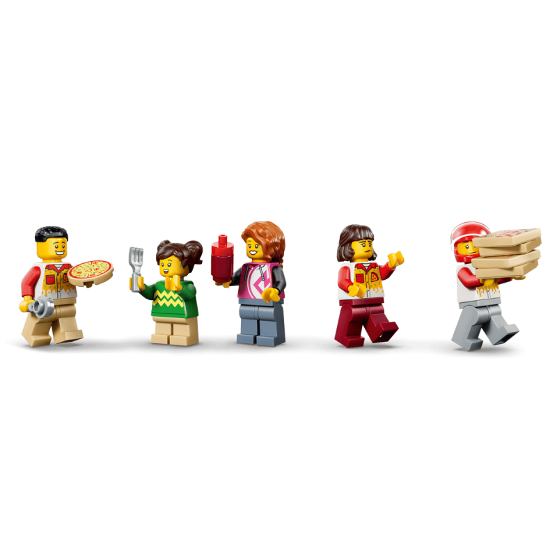 LEGO City Experiencia De Pizza A Domicilio Con Vehículos 60496