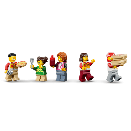 LEGO City Experiencia De Pizza A Domicilio Con Vehículos 60496