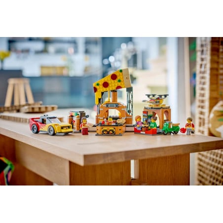 LEGO City Experiencia De Pizza A Domicilio Con Vehículos 60496