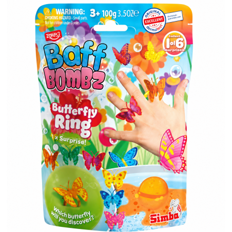 Bomba De Baño Mariposa Sopresa De Btbox
