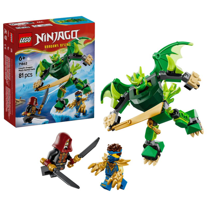 LEGO Ninjago Pack de Combate: Meca Dragón De Lloyd 71862 De LEGO