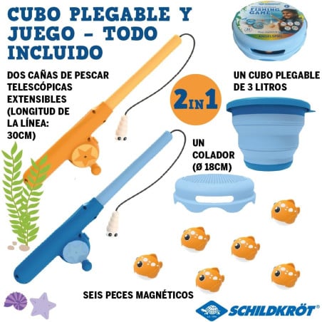 Juego De Pesca Con Cubo Plegable