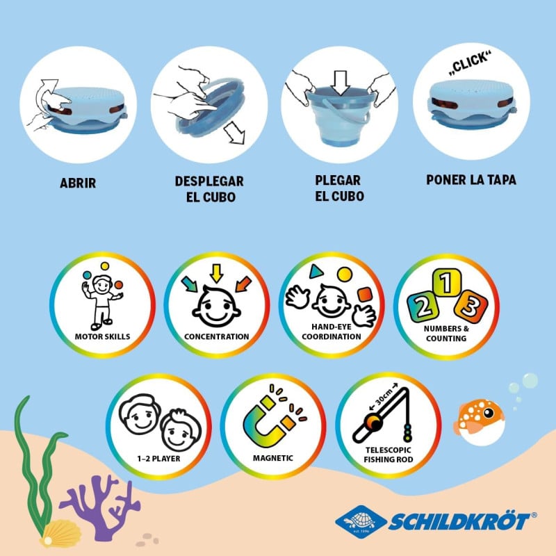 Juego De Pesca Con Cubo Plegable