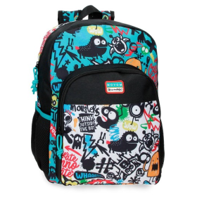 Mochila Adaptable 40CM Monsters Negro