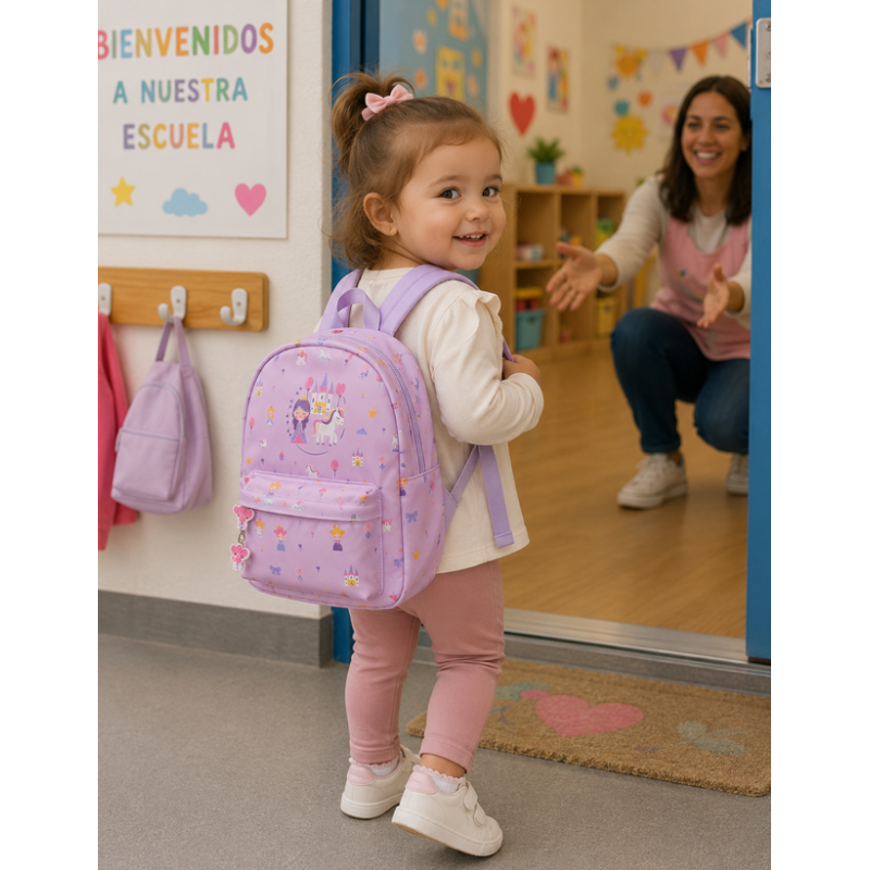 Aurea Mochila Preescolar Princesas Del Reino...