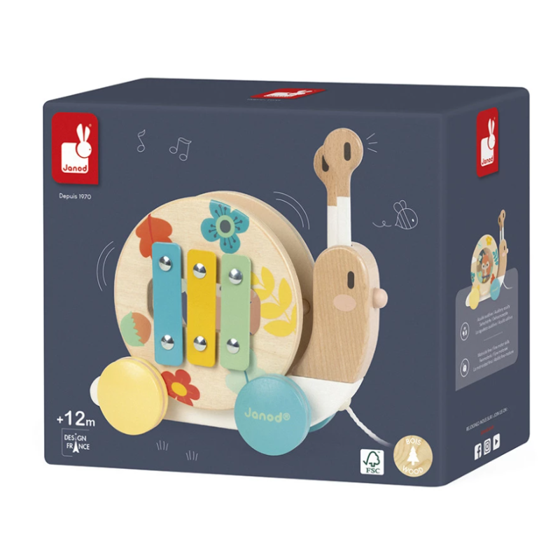 Janod Caracol De Arrastre Musical Pure