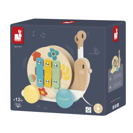 Janod Caracol De Arrastre Musical Pure