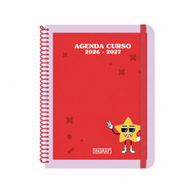 Agenda Escolar Frutas 2026/27 Con Regla 2