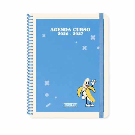 Agenda Escolar Frutas 2026/27 Con Regla